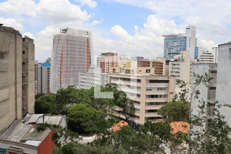 Vista da Sala de apartamento à venda com 1 quarto, 50m² em Consolação, São Paulo