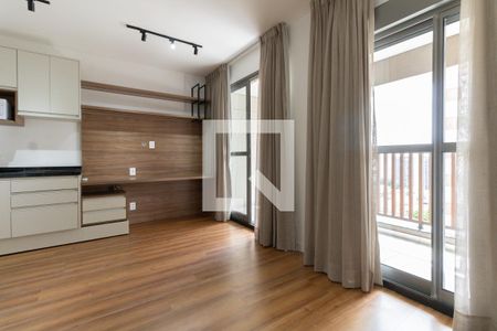 Sala de apartamento para alugar com 1 quarto, 32m² em Vila Gumercindo, São Paulo