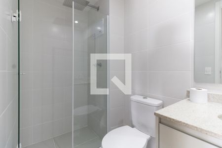 Banheiro  de apartamento para alugar com 1 quarto, 32m² em Vila Gumercindo, São Paulo