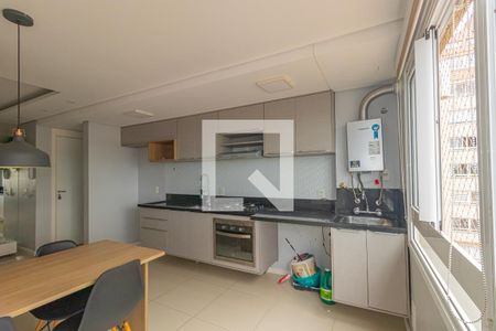Sala/Cozinha de apartamento para alugar com 2 quartos, 53m² em Fátima, Canoas
