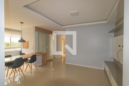 Sala/Cozinha de apartamento para alugar com 2 quartos, 53m² em Fátima, Canoas