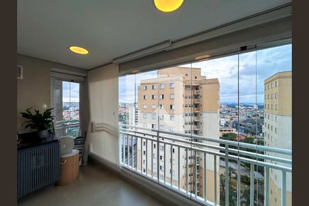Varanda da Sala de apartamento à venda com 2 quartos, 60m² em Jardim Umuarama, São Paulo