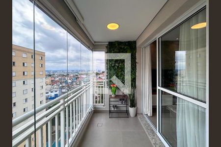 Varanda da Sala de apartamento à venda com 2 quartos, 60m² em Jardim Umuarama, São Paulo