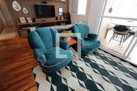 Sala de apartamento à venda com 2 quartos, 101m² em Campestre, Santo André