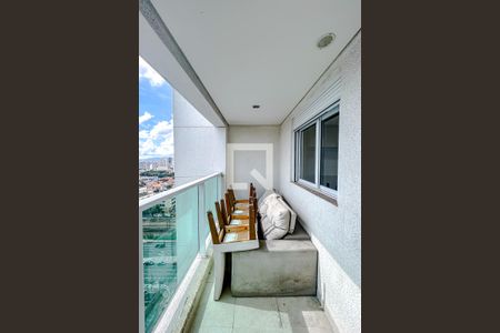Varanda de apartamento à venda com 1 quarto, 45m² em Vila Gomes Cardim, São Paulo
