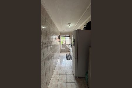 Cozinha de apartamento à venda com 2 quartos, 53m² em Jardim Santo André Cdhu, Santo André