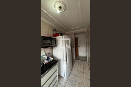 Cozinha de apartamento à venda com 2 quartos, 53m² em Jardim Santo André Cdhu, Santo André