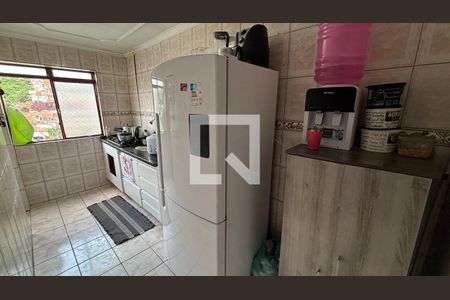Cozinha de apartamento à venda com 2 quartos, 53m² em Jardim Santo André Cdhu, Santo André