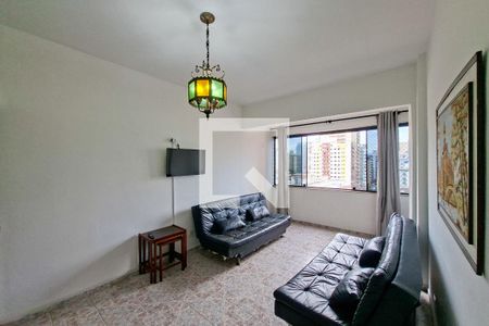 Sala de apartamento para alugar com 2 quartos, 902m² em Guilhermina, Praia Grande