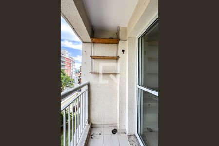 Varanda da Sala de apartamento para alugar com 2 quartos, 53m² em Brás, São Paulo