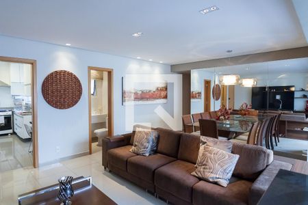 sala de apartamento para alugar com 4 quartos, 140m² em Vila da Serra, Nova Lima