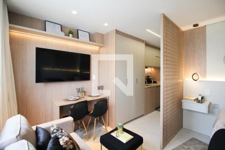 Suíte  de kitnet/studio para alugar com 1 quarto, 29m² em Indianópolis, São Paulo