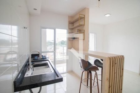 Sala/cozinha de apartamento à venda com 2 quartos, 53m² em Santana, São Paulo