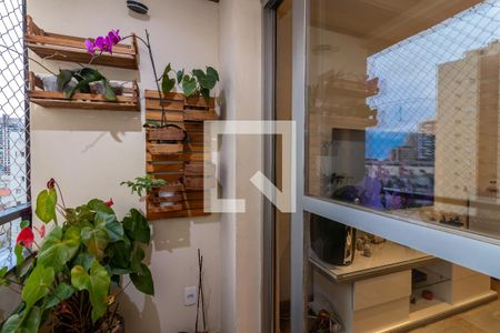 Varanda da Sala de apartamento à venda com 3 quartos, 76m² em Santa Terezinha, São Paulo