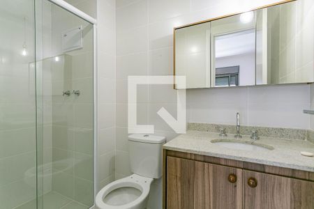 Banheiro de apartamento à venda com 1 quarto, 32m² em Vila Gumercindo, São Paulo