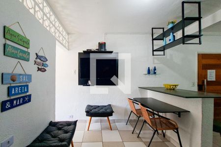 Sala de apartamento para alugar com 1 quarto, 30m² em Aviação, Praia Grande