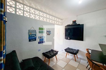 Sala de apartamento para alugar com 1 quarto, 30m² em Aviação, Praia Grande