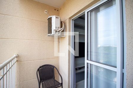 Varanda da Sala  de apartamento para alugar com 2 quartos, 57m² em Jardim Sao Carlos, Sorocaba