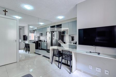 Sala de apartamento para alugar com 1 quarto, 30m² em Barra Funda, São Paulo