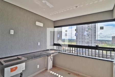 Varanda gourmet de apartamento para alugar com 3 quartos, 90m² em Jardim Sul, Uberlândia