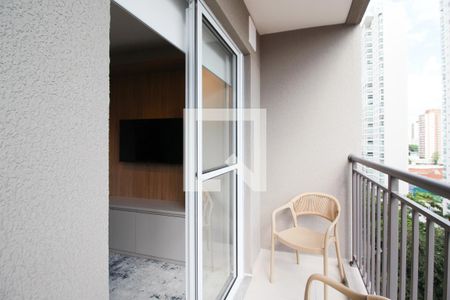 Varanda de kitnet/studio para alugar com 1 quarto, 31m² em Vila Olímpia, São Paulo