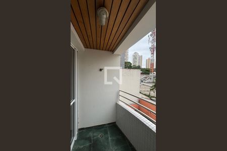 Sala - Sala de Jantar Varanda de apartamento para alugar com 1 quarto, 56m² em Jardim, Santo André