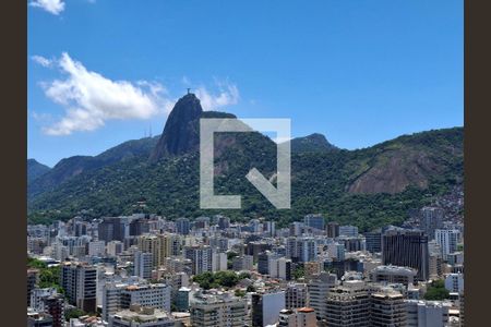 Vista da suíte  de apartamento à venda com 3 quartos, 94m² em Botafogo, Rio de Janeiro