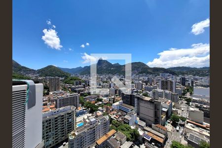 Vista da suíte  de apartamento à venda com 3 quartos, 94m² em Botafogo, Rio de Janeiro