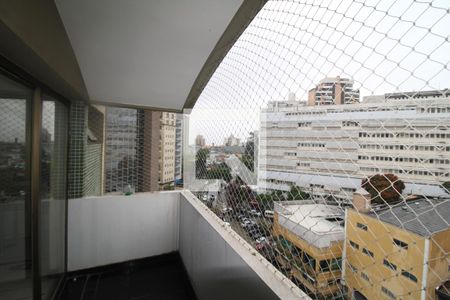 Varanda da Sala de apartamento para alugar com 3 quartos, 200m² em Jardim Santa Angelina, São Paulo