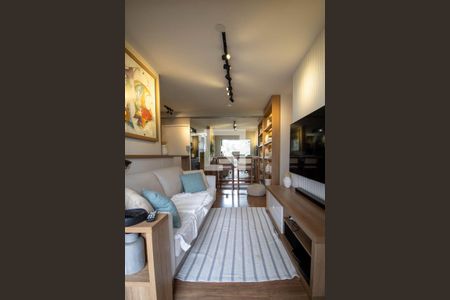 Sala de apartamento à venda com 2 quartos, 57m² em Parque Reboucas, São Paulo