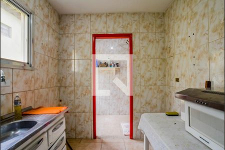 Cozinha e Área de Serviço de apartamento para alugar com 2 quartos, 57m² em Parque Erasmo Assunção, Santo André