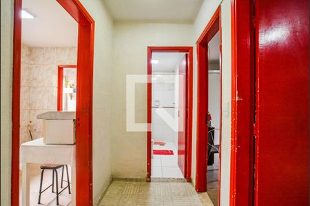 Corredor de apartamento para alugar com 2 quartos, 57m² em Parque Erasmo Assunção, Santo André