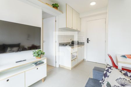 Sala de apartamento para alugar com 1 quarto, 27m² em Vila Olímpia, São Paulo