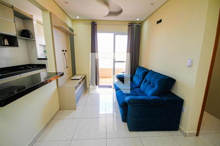 Sala de apartamento para alugar com 2 quartos, 66m² em Aviação, Praia Grande