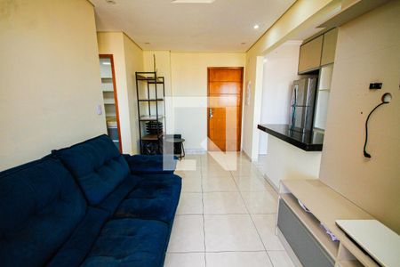 Sala de apartamento para alugar com 2 quartos, 66m² em Aviação, Praia Grande