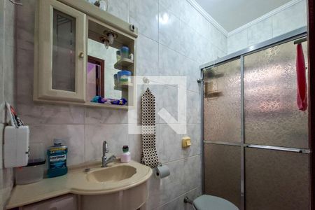 Banheiro de casa de condomínio para alugar com 1 quarto, 42m² em Aviação, Praia Grande