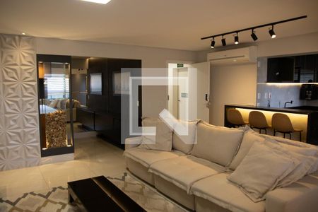 Sala de apartamento para alugar com 3 quartos, 117m² em Alphaville Araguaia, Goiânia