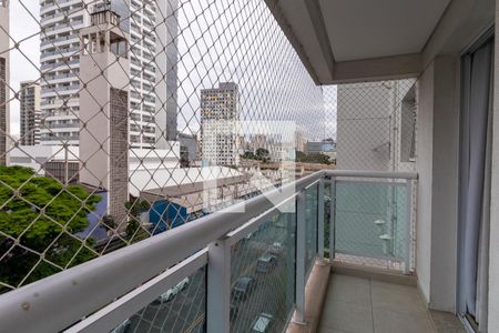 Varanda da Sala de apartamento para alugar com 1 quarto, 42m² em Várzea da Barra Funda, São Paulo