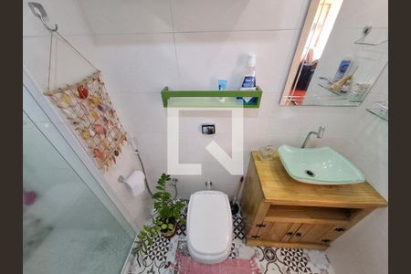 Banheiro 1 de apartamento à venda com 3 quartos, 81m² em Laranjeiras, Rio de Janeiro