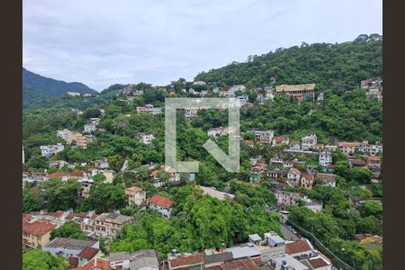 Vista da sala de apartamento à venda com 3 quartos, 81m² em Laranjeiras, Rio de Janeiro