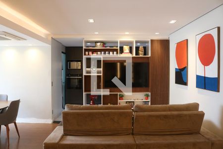 Sala de apartamento à venda com 3 quartos, 129m² em Vila Anastácio, São Paulo