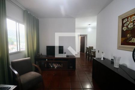 Sala de apartamento para alugar com 3 quartos, 102m² em Barra Funda, Guarujá