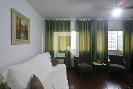 Sala de apartamento para alugar com 3 quartos, 102m² em Barra Funda, Guarujá