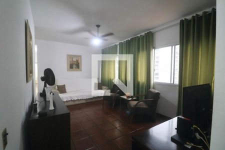 Sala de apartamento para alugar com 3 quartos, 102m² em Barra Funda, Guarujá
