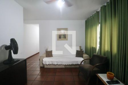 Sala de apartamento para alugar com 3 quartos, 102m² em Barra Funda, Guarujá