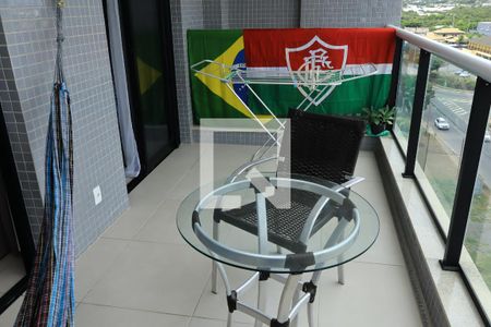 Varanda da Sala de apartamento para alugar com 1 quarto, 54m² em Stella Maris, Salvador