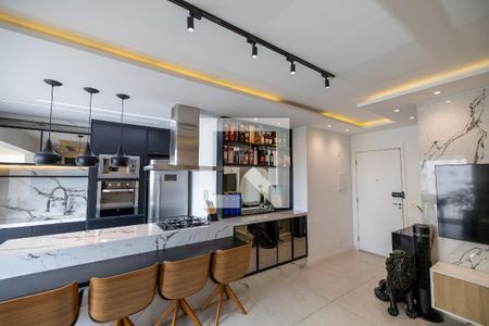 Sala_Cozinha - Conjugada de apartamento à venda com 1 quarto, 59m² em Alphaville Empresarial, Barueri