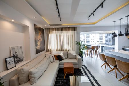 Sala_Cozinha - Conjugada de apartamento à venda com 1 quarto, 59m² em Alphaville Empresarial, Barueri