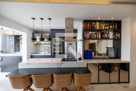 Sala_Cozinha - Conjugada de apartamento à venda com 1 quarto, 59m² em Alphaville Empresarial, Barueri