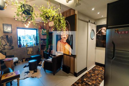 Sala/Cozinha de kitnet/studio para alugar com 1 quarto, 38m² em Vila Clementino, São Paulo